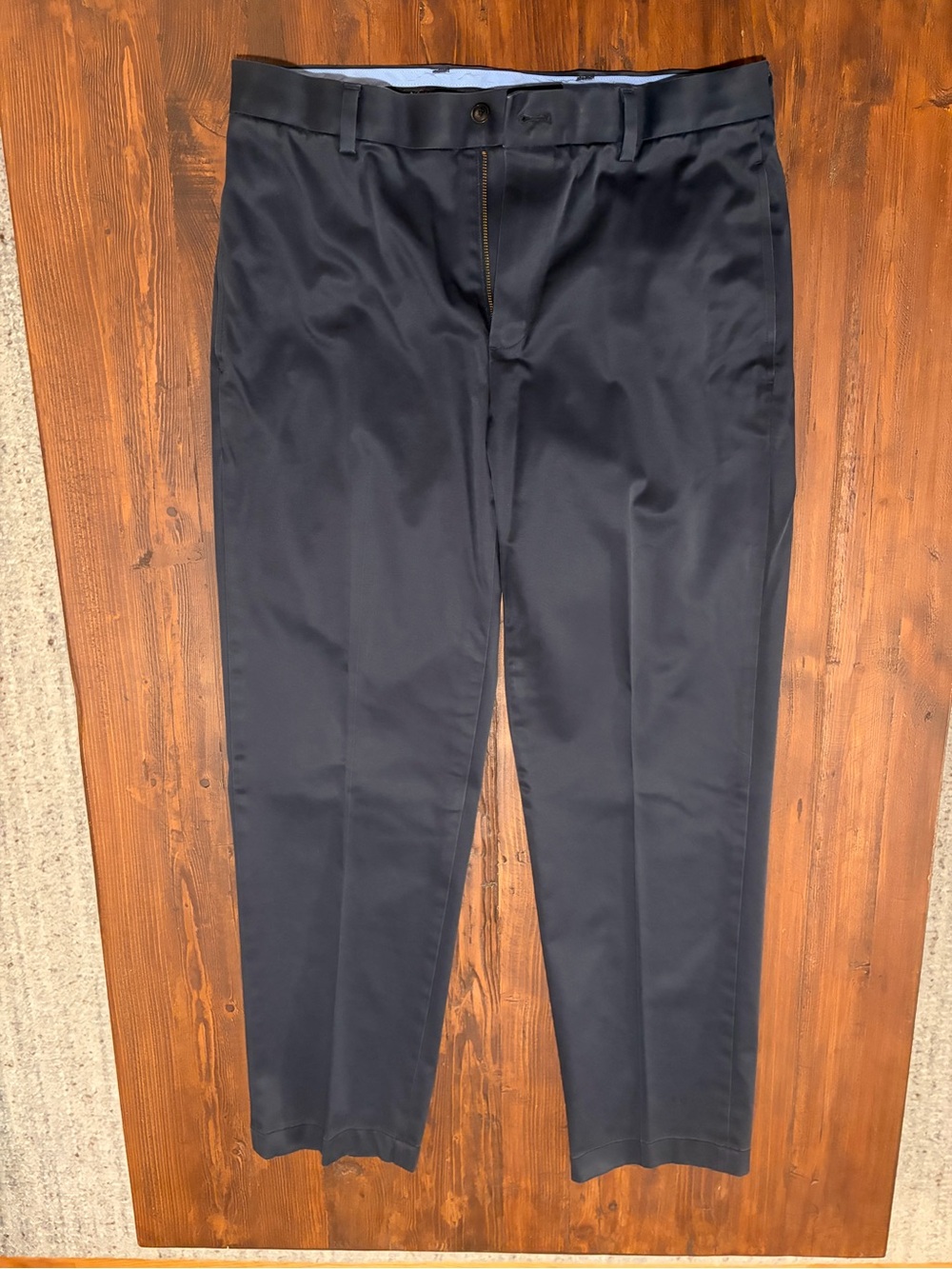 Brooks Brothers Clark Fit Advantage Chino Pants (Navy Blue)